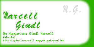 marcell gindl business card